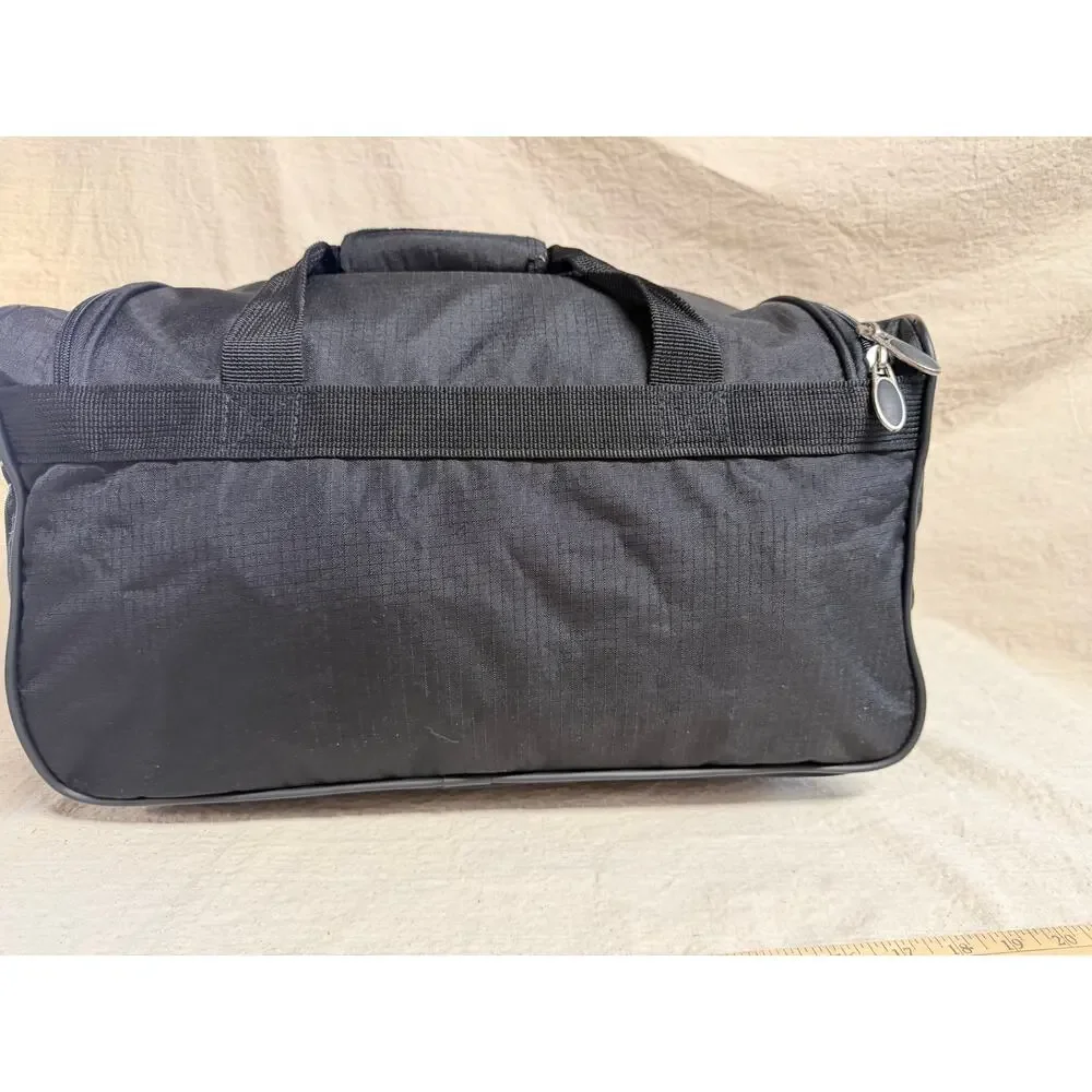 Eddie Bauer Travel Duffle Bag Black Carry On Weekender Gym Luggage Soft Case